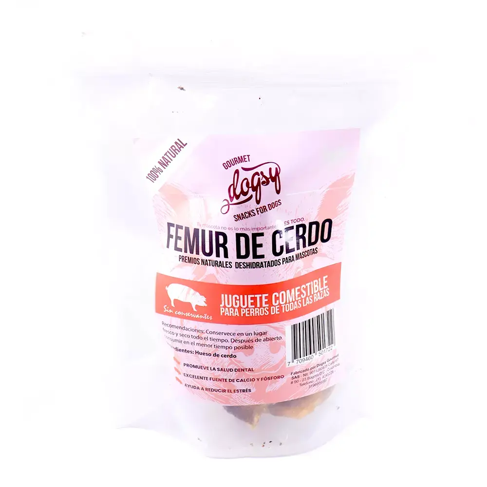 Hueso Deshidratado de FEMUR CERDO